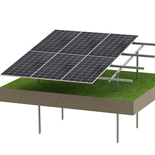 Struttura delle staffe di montaggio a terra del pannello solare fotovoltaico in acciaio del produttore