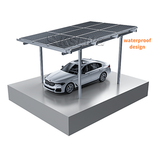 Struttura per posto auto coperto solare in alluminio impermeabile dal design moderno