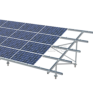 Sistema solare per montaggio a terra in alluminio con installazione rapida di vendita calda