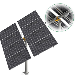 Sistema solare commerciale con inseguimento solare a palo singolo KST-SPT